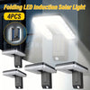 Solar Motion Sensor Outdoor Sconce Lights,LED Waterproof Dusk To Dawn Solar Patio Light,Wireless Modern Wall Mount Lamp Black For Porch Patio Garage House